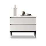 Nachttisch Minimalistische Nachttisch Einfaches Modernes Licht Luxus Schlafzimmer Nachttisch Erweiterte Aufbewahrung Seitentisch Lagerung Nachttisch Nachtschrank ( Color : Wit , Size : 60CM/23.6 inche