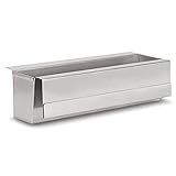 Design Werk Leipzig 1889 Europaletten-Pflanzeinsatz Metall Edelstahl für Balkon und Garten rostfrei mit Display