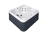 Fonteyn 4 Per Outdoor Whirlpool Indoor Aussenwhirlpool Spa Hot Tub Pool+Abdeckung+Treppe+Water Care Box - Believe -