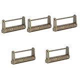 Homoyoyo 5 Stück Antikes Kombinationsschloss Geschnitztes Schloss Koffer Antikes Vorhängeschloss Schloss Für Koffer Schrank Zinklegierung Schrankschloss Retro-Sicherheitsschloss Altes