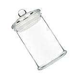 OKUMEYR 1 Stück Glas Vorratsdose Glas Einmachgläser Bernsteinglas Glasdosen Mit Deckel Tee Vorratsdose Snack Vorratsdose Flaschen Glas Transparente Vorratsdose Praktische Snackdose Nuss