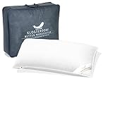 Klosterdorf Bettenmanufaktur Premium Dreikammer Kopfkissen ''funktionell'' | 40x80 cm | 600 Gramm | Handarbeit aus Deutschland | Daunenkopfkissen Daunenkissen Dreikammer Kammerkissen