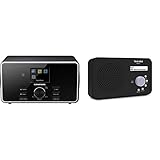 GRUNDIG DTR 4500 DAB+ Digital Radio schwarz & TechniSat Viola 2 - tragbares DAB Radio (DAB+, UKW, Lautsprecher, Kopfhöreranschluss, zweizeiliges Display, Tastensteuerung, klein, 1 Watt RMS) schwarz