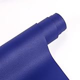 Kunstleder Selbstklebende Leder Reparatur Set, Lederflicken Selbstklebende Leder Reparatur Patch 40 x 150cm, für Sofas Autositze Bürostuhl Kopfteil Handtaschen Jacken, Blau