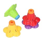 CHICIRIS Bad Stapelbecher, Netzbeutel Kunststoff Baby Stapelbecher Spielzeug für Badezimmer für Kleinkinder