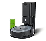 iRobot® Roomba® i565240 WLAN-fähiger Saugroboter mit intelligenter Raumplanung - Reinigung nach Raum mit automatischer Absaugstation - Zwei Gummibürsten für alle Böden - Ideal bei Haustieren