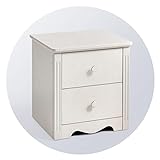 Weißer Nachttisch Moderner Minimalistischer Nachttisch Schlafzimmer Schließfach Aufbewahrungsschrank (Farbe: Weiß, Größe: 46 * 40 * 48 cm) (Weiß 46 * 40 * 48 cm)