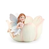 WONDHOME Feen-Blumentopf, Sukkulenten-Übertopf, Gartentöpfe, dekorativer Übertopf, Feenstatue, Blumentopf, Kunstdekorationen (mit Ablaufloch)