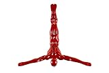 KunstLoft Skulptur modern | 100% HANDGEFERTIGT | 56x53x24cm | Kunststein Statue 'Diving Man' | Menschen | Rot | Deko Figur Wohnzimmer