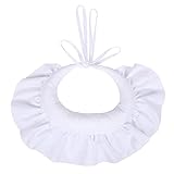 FURPHI Viktorianisches Rump-Pad Bustle Pannier Petticoat Elizabethanisches Bumroll Kleid Custome Zubehör, Weiss/opulenter Garten, Standard