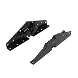 Scharnier, Metall, Stahl, Schwarz, for Sofa, Bett, Bettwäsche, Möbel, verstellbarer 3-Positionen-Winkelmechanismus, Scharnier-Hardware