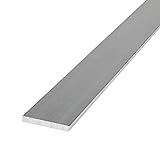 BBAUER 500Mm 304 Solid Stainless Steel Flat Bar, Thickness 6Mm Solid Flat Bar Good Stability Width 10-50Mm/6X20X500Mm