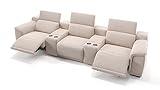 sofanella - Kinosofa MONTEFINO 3-Sitzer Stoff Homecinema