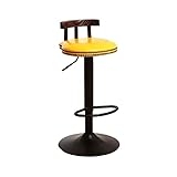SUNESA Barhocker/Barstuhl Anhebbarer Barstuhl Drehbarer Rezeptionsstuhl Kreativer Rückenstuhl PU-Lederkissen Bistrohocker (Color : D)