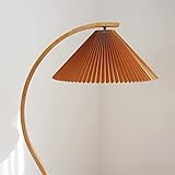 KIZQYN Stehlampe Stehende Lampe, die stehendes Licht mit hängendem Lampenschirm, minimalistische Nachtstablampe for Schlafzimmer Wohnzimmer Stehleuchte (Size : Orange)