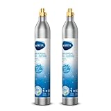 BRITA CO2-Zylinder 2-er Pack für Wassersprudler (bis zu 60l gesprudeltes Wasser pro Füllung)