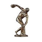 Skulpturen-Figuren-Dekor, die Diskuswerfer-Statuen for die griechische Inneneinrichtung, Figuren-Dekor for das Wohnzimmer, nackter männlicher Athlet, griechisch-römische Statue, Skulptur, kleine Dekor