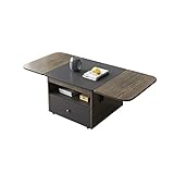 AOKLEY Beistelltisch Couchtisch Modern Folding Teetisch Wohnzimmer Schlafzimmer Mobile Tee Side Table Office Multifunktionale Aufbewahrungstabelle (mit Schubladen) Kaffeetisch Kleiner Sofatisch