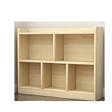 AOKLEY Bücherregal Bücherregal Bücherregal, industrielle horizontale Lange Regal for Wohnzimmer Organizer for Wohnzimmer Lagerwürfel Einheit Regal Aufbewahrungsregal