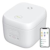 joyami Mini Smart Reiskocher 1.6L 3.5 Tassen Antihaftbeschichtung Topf 6 Schalen für 1-3 Personen Warmhalten Vorwahlmodus