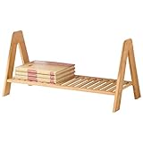 EVepes Schuhregale Schuhregal aus Holz für Schuhstiefel, Aufbewahrungsregal, Organizer, Standeinheit, 1-stöckiges Pflanzenregal, Regalorganisation 25,6 x 11,6 x 12,9 Zoll Aufbewahrungsorganisator