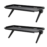 HomeSoGood 2 x TV-Regal, verstellbarer Computer-Bildschirm-Organizer, kabelloser Router, Set-Top-Box, Regal für Zuhause, Büro, Aufbewahrungsregal, Organizer, 30 x 12 cm