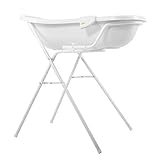 Baby Badewanne Disney Winnie Pooh weiß XXL 100 cm + Badewannenständer + Waschhandschuh