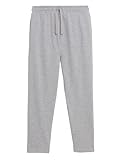 Marks & Spencer Herren-Jogginghose aus reiner Baumwolle, gerade Passform, GRAU, Small Kurz