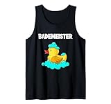 Quietscheente Badeente Rettungsschwimmer Bademeister Tank Top