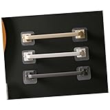 Angoily 3-Teiliger Handtuchhalter Mit Saugnapf Einfacher Handtuchhalter Weiß Perlmuttfarben Ohne Schlag Handtuchhalter Regal Kombiplatten-Set Perforation Einzelne Erdtöne