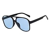 Mode Sonnenbrillen Damen Retro Oversized Style Quadratische Sonnenbrillen Damen Herren Camcorder Brille