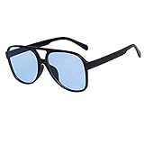Mode Sonnenbrillen Damen Retro Oversized Style Quadratische Sonnenbrillen Damen Herren Camcorder Brille