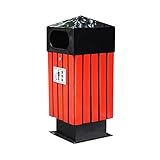 Outdoor Trash Cans Bins Outdoor/Indoor Trash Can with Lid Heavy Duty Garbage Can with Galvanized Plate Inner Bucket for Home Kitchen and Bathroom Outdoor Trash Cans