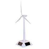 Fyearfly Mini-Solarenergie-Windmühle, Kinder Intelligentes Kunststoff-Solar-Windmühlen-Windrad-Modell Lernspielzeug Kinder Wissenschaftslehrspielzeug