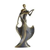 LGYKUMEG Nordic Creative Home Decoration, abstrakte Skulpturen, Moderne Statuen, Statuen von Menschen und Nachttisch Dekoration Mode Dekoration Neue Hochzeitsartikel Kristallbaum,Grau