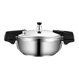 Milageto Edelstahl-, Reiskochtopf, Suppeneintopf, für Gas- oder Elektroherd, Küche, Grill, Kochen, Familienhaus, 2,3 l