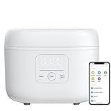 joyami Smart Reiskocher 4L 8 Tassen Antihaftbeschichtung Topf 12 Schalen für 3-8 Personen Warmhalten Vorwahlmodus