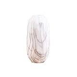 Europäischer Stil Keramik Weiß Vase Marmor Muster Wohnzimmer Schlafzimmer Getrocknete Blumenarrangement Heimdekoration Ornamente (Farbe: C)