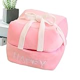 POCHY Flauschiges Schwein Stofftier - Gefülltes Plüschschweinchen mit Ente auf dem Kopf - Niedliche Tierschwein-Plüschtiere, weiches, bequemes Plüsch-Schweinkissen für Babys, Kindergeschenke