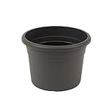 greemotion Pflanzkübel Fiona, UV-Beständiger Blumentopf aus Kunststoff, Pflanzgefäß mit Bodenlöchern, Volumen ca. 96 l, ca. Ø 70 x H 49,5 cm