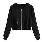 Faultier Pullover Kinder Damen Casual Solid Zipper Hooded Langarm Sweatshirt Short Shirt Tops Weihnachtsoberteil Damen