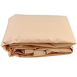 Happyyami Sonnensegel Viereckiges Polyester-Baldachin Blockmarkise Für Außenterrasse Garten Hinterhof Beige 2 5 X 3 M
