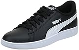 PUMA Unisex Smash V2 L Sneaker, Black White, 42 EU