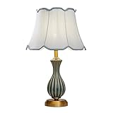 Schreibtischlampe Schreibtischlampen Schlafzimmer Bettkopf Ceramic Tischlampe Eine Vielzahl von Schaltmodi kann als dimmbare Lampe for Wohnzimmertischlampen ausgewählt werden Nachttischlampe ( Color :