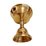 weemoment Messing-Öllampenhalter, Ghee-Lampe, Butterlampenhalter, goldene Tasse, Kerzenständer, tibetisch, buddhistisch, Altarbedarf – Kerzenhalter für Lichttempel, Altare, Zeremonien
