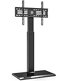 FITUEYES TV Bodenständer Serie-S mit Eisenbasis Unzerbrechlich TV Standfuss Höhenverstellbar Schwenkbar für 32-65 Zoll Fernseher bis zu 40kg Max.VESA 400 * 600