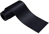 Panngu Schwarz Leder Patch Kit Selbstklebende Lederflicken, Premium Selbstklebender Leder Reparatur Patch, Für Couch Sofa Risse, Verbrennungen, Autositze Zubehör (7.6cm * 152cm)