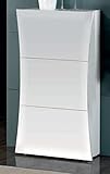 möbelando Schuhschrank Flurschrank Schuhkipper Schuhkommode Schrank Flurmöbel Arona I