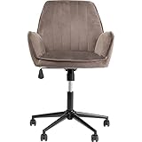 Kare Bürostuhl Marisa Grau Stuhl, Holzwerkstoff, 86x64x63cm