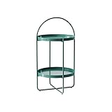 FIONEL Beistelltisch Sofa Runder Seitentisch Metall Ecktisch Modern Minimalistische Beistelltisch Kreativer Kleiner Tee-Tisch Balkon Wohnzimmer Schlafzimmer Kaffeetisch Kleiner Sofatisch